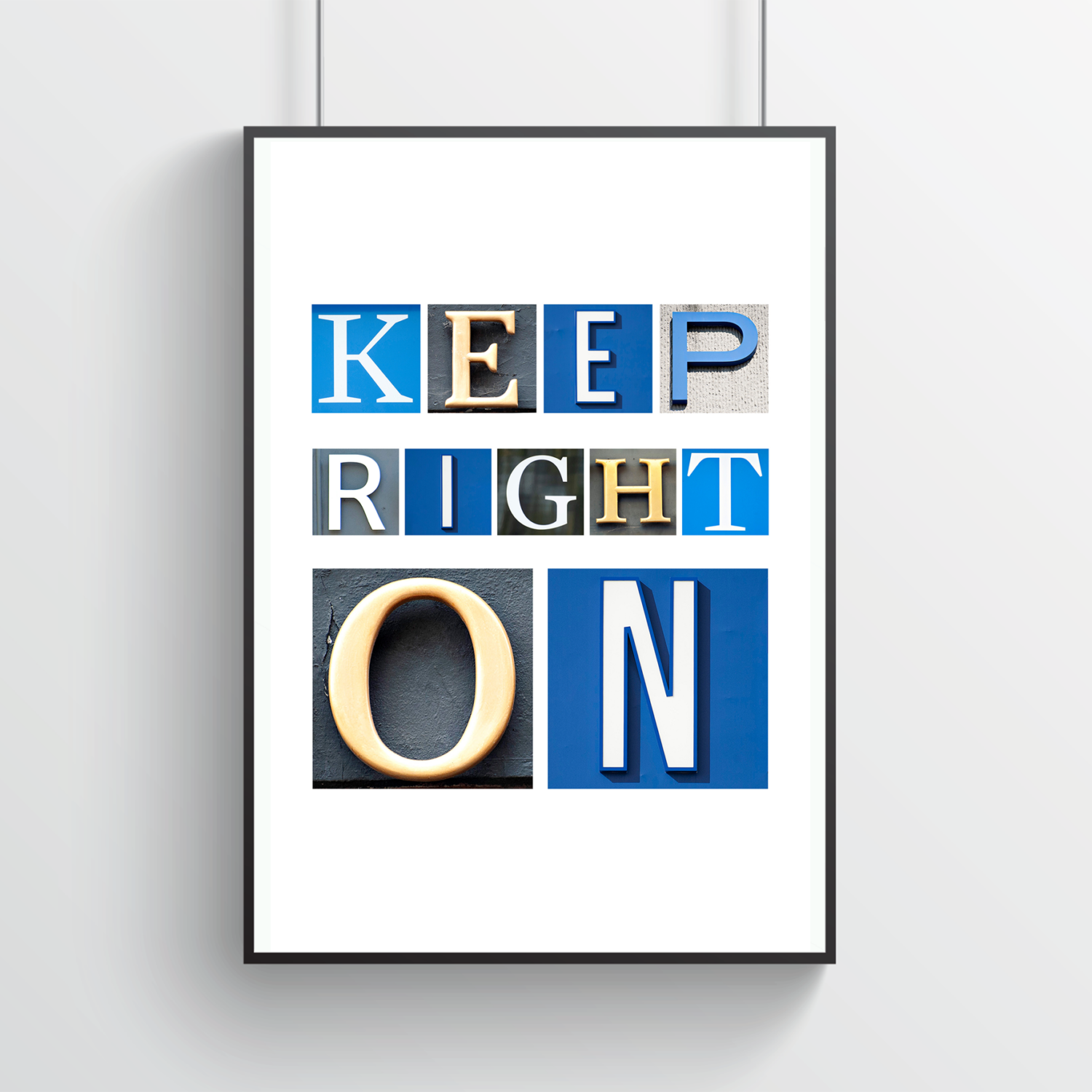 keep right on